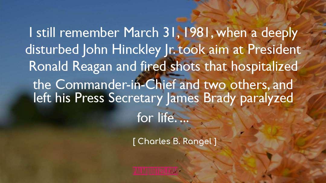 Charles B. Rangel Quotes: I still remember March 31,