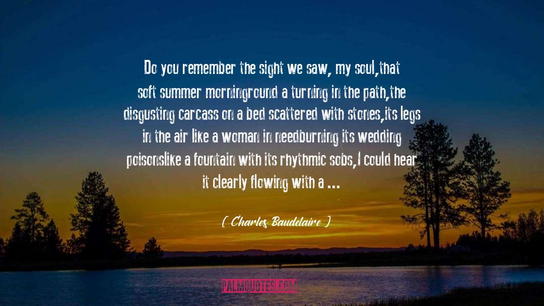 Charles Baudelaire Quotes: Do you remember the sight