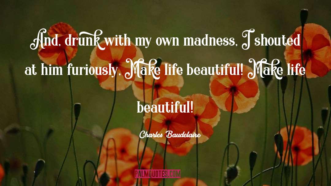 Charles Baudelaire Quotes: And, drunk with my own
