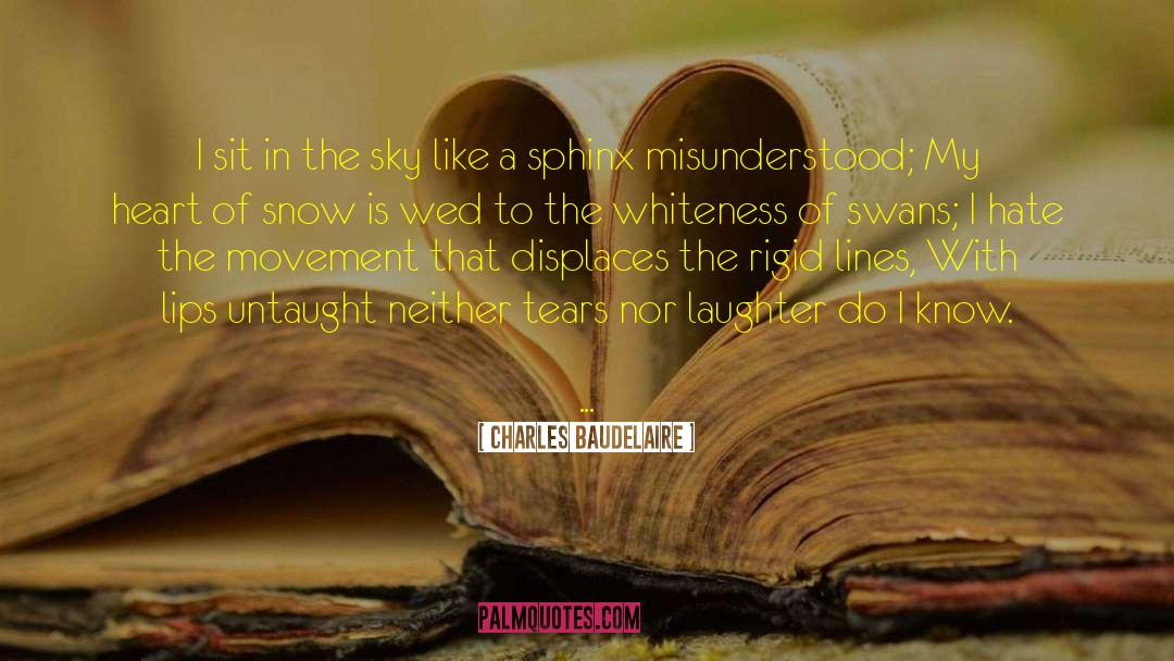 Charles Baudelaire Quotes: I sit in the sky