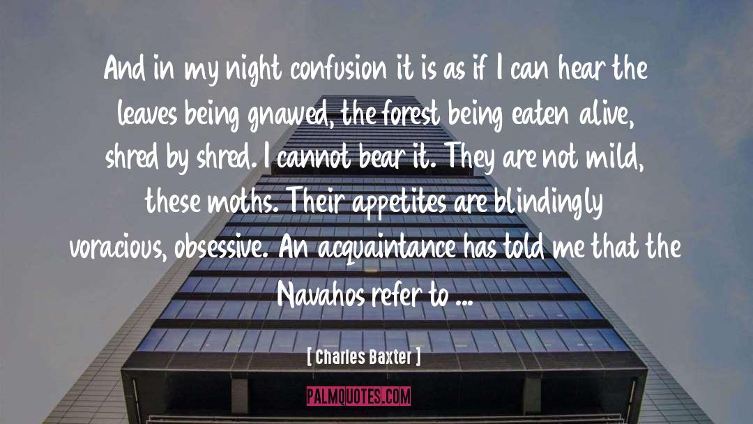 Charles Baxter Quotes: And in my night confusion