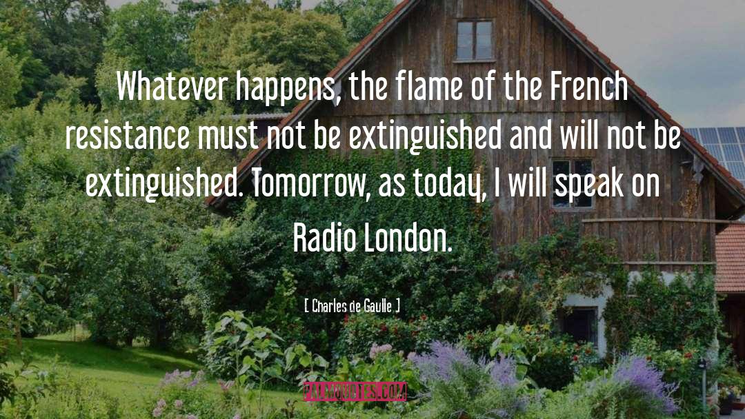 Charles De Gaulle Quotes: Whatever happens, the flame of