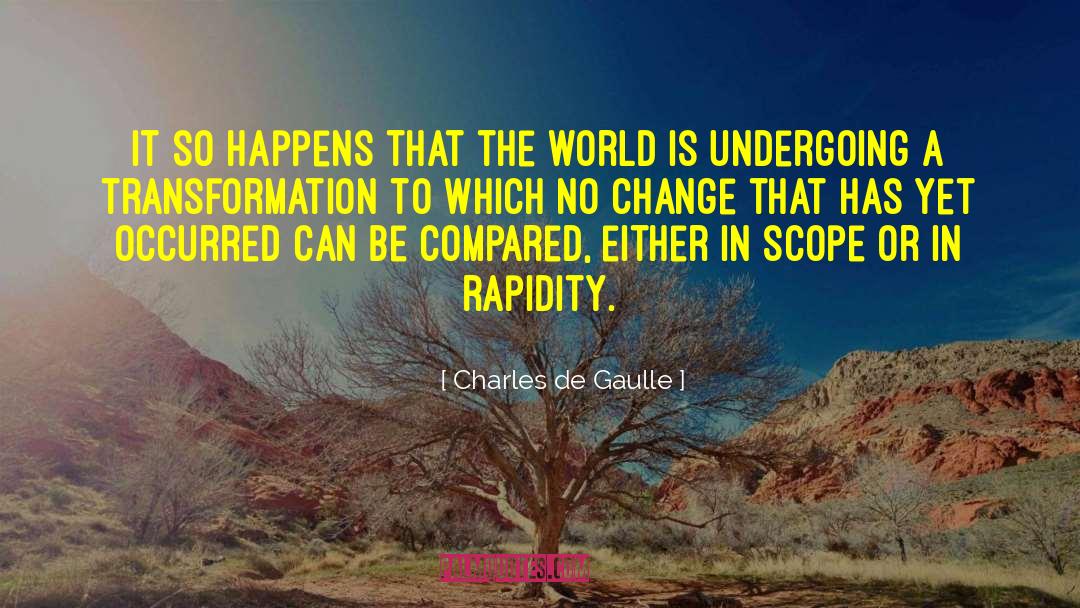 Charles De Gaulle Quotes: It so happens that the