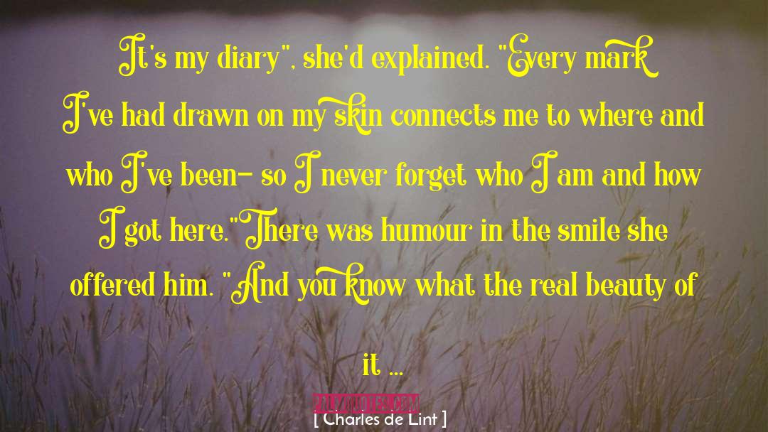 Charles De Lint Quotes: It's my diary