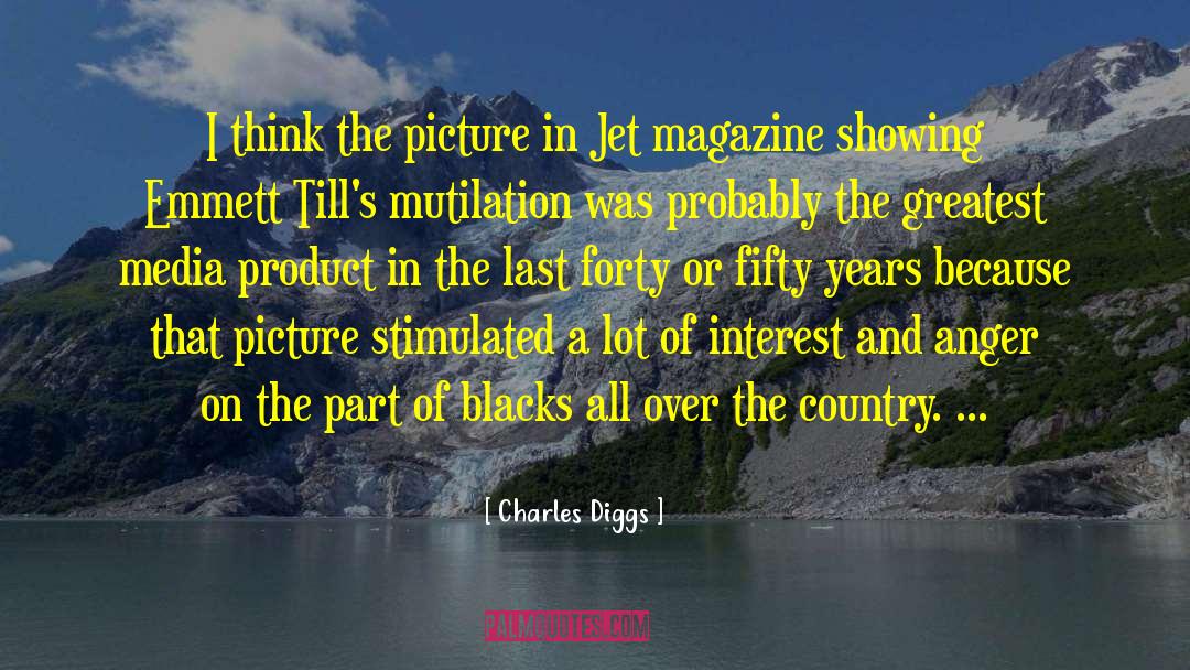 Charles Diggs Quotes: I think the picture in