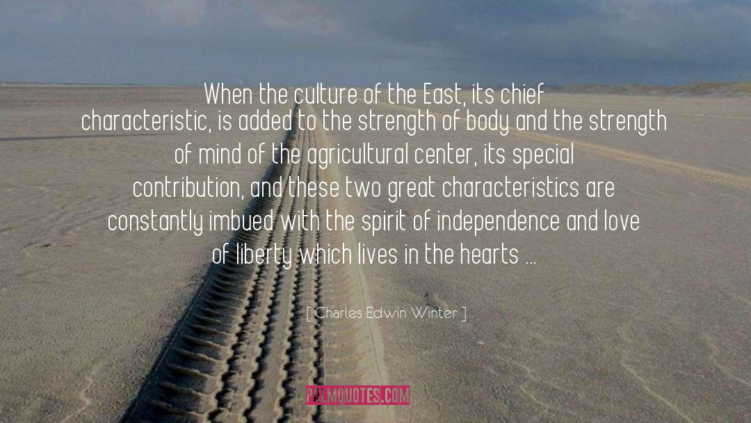 Charles Edwin Winter Quotes: When the culture of the