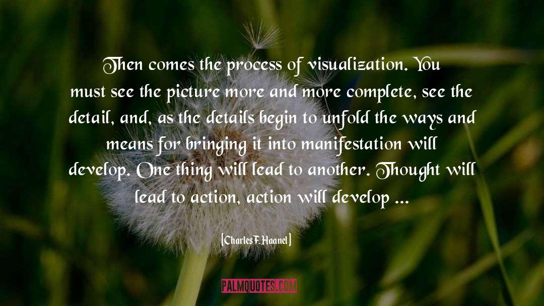 Charles F. Haanel Quotes: Then comes the process of