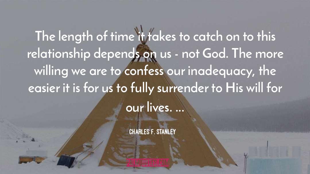 Charles F. Stanley Quotes: The length of time it