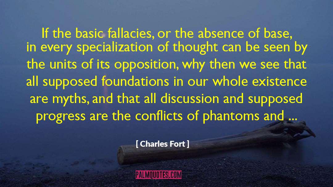 Charles Fort Quotes: If the basic fallacies, or