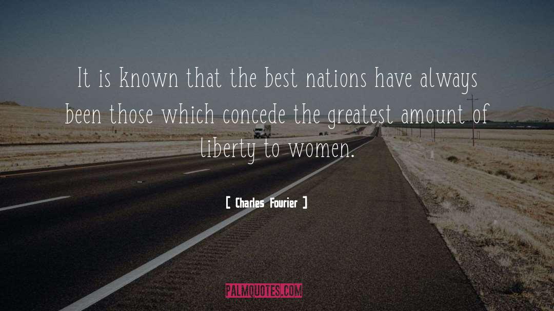 Charles Fourier Quotes: It is known that the