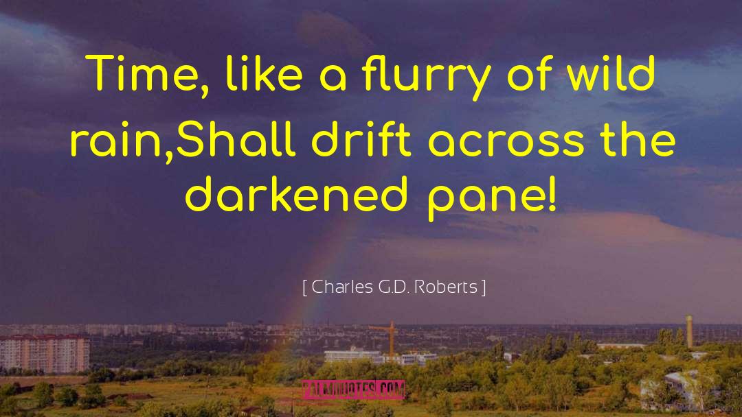 Charles G.D. Roberts Quotes: Time, like a flurry of