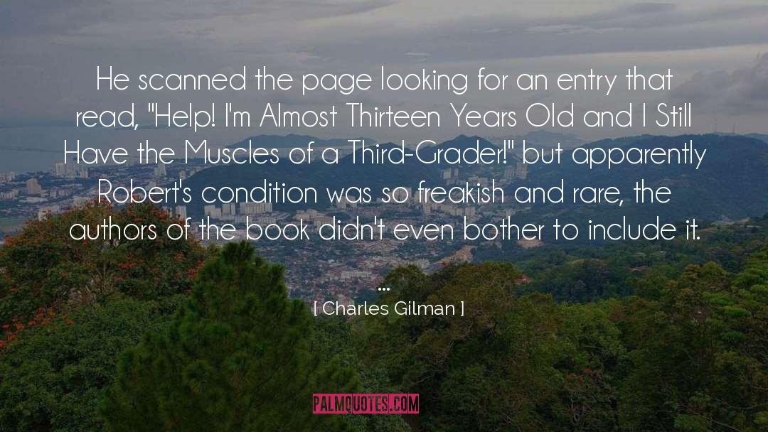 Charles Gilman Quotes: He scanned the page looking