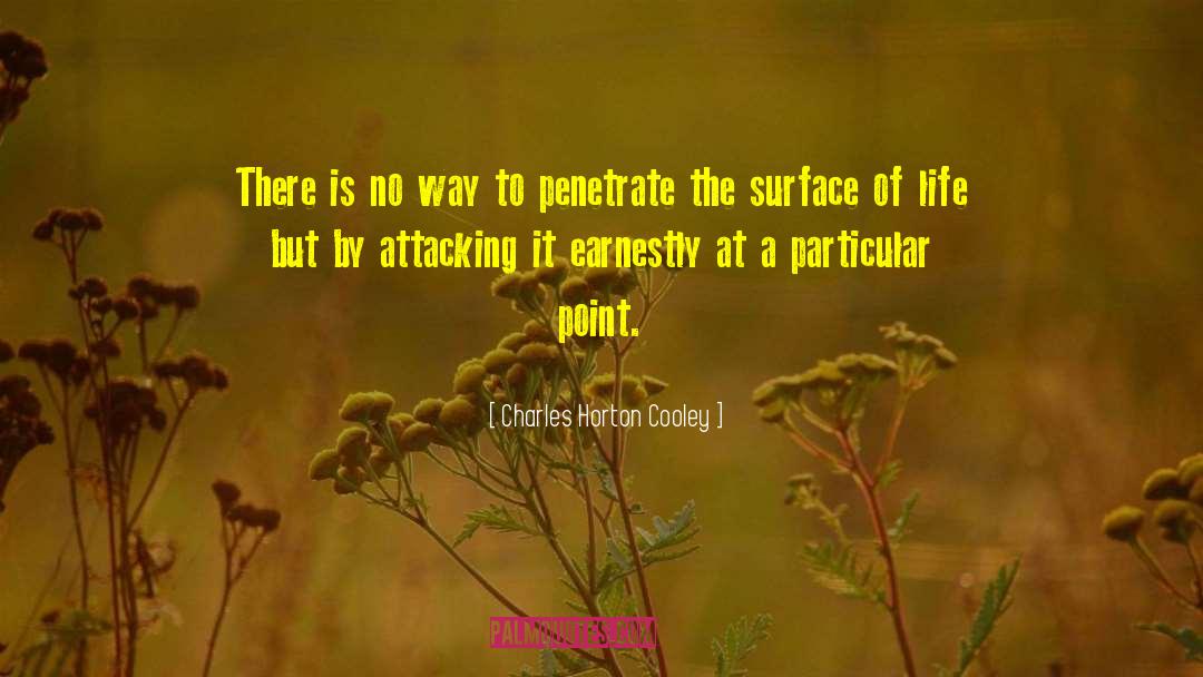 Charles Horton Cooley Quotes: There is no way to