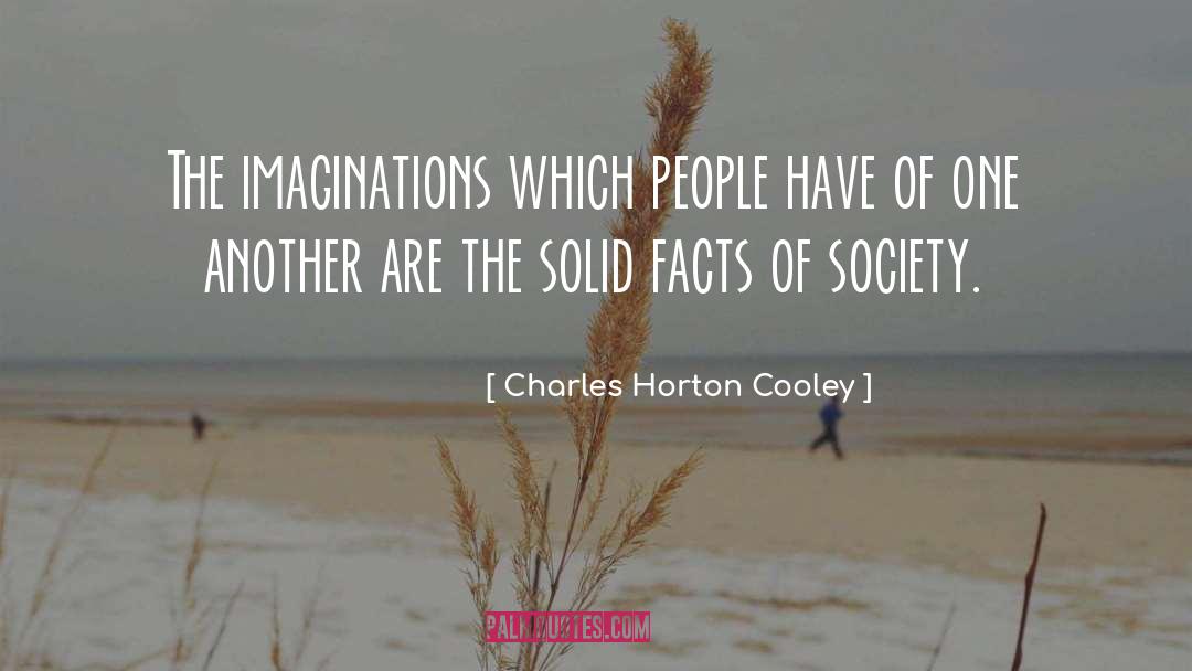 Charles Horton Cooley Quotes: The imaginations which people have