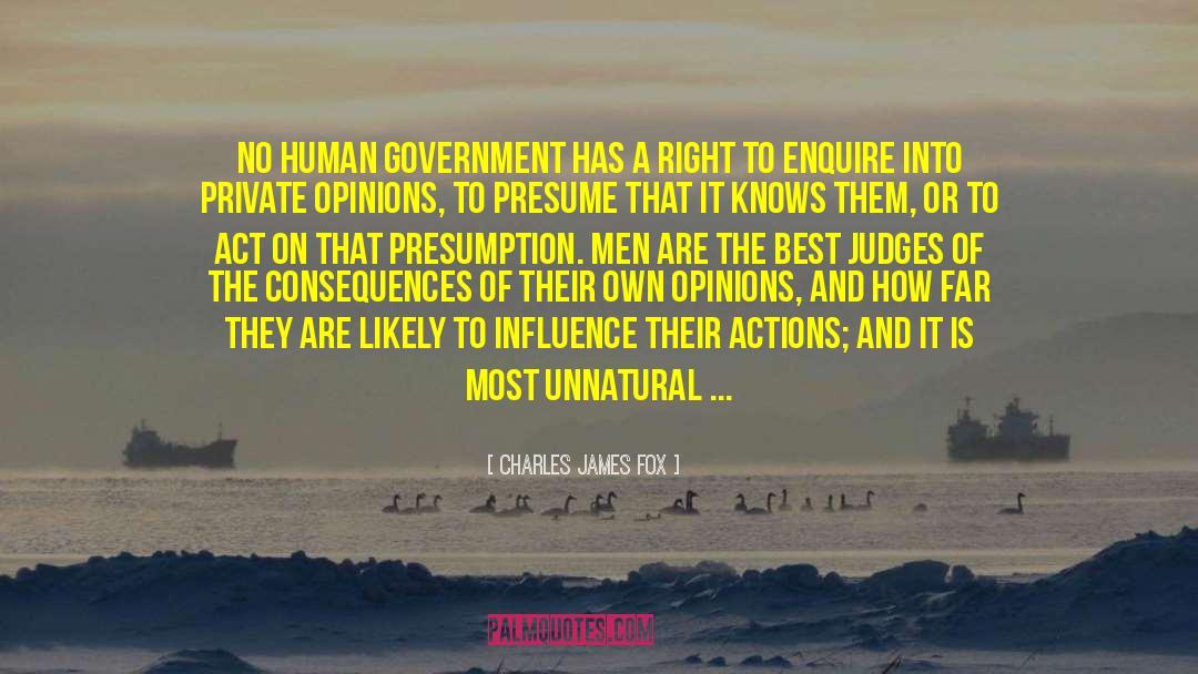 Charles James Fox Quotes: No human government has a