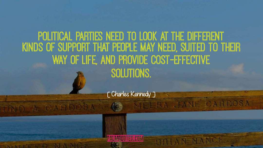 Charles Kennedy Quotes: Political parties need to look