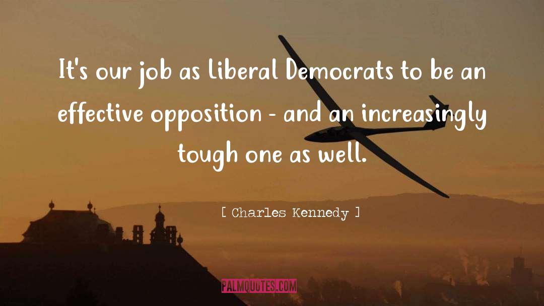 Charles Kennedy Quotes: It's our job as Liberal