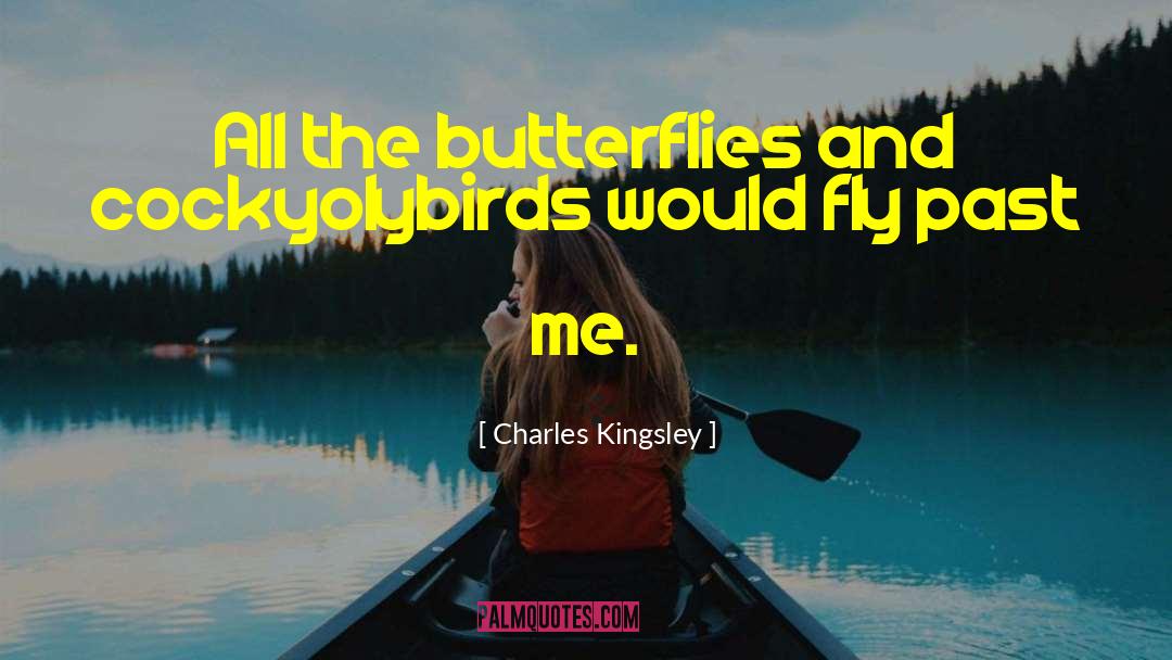 Charles Kingsley Quotes: All the butterflies and cockyolybirds