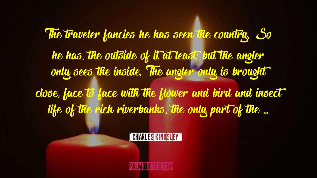 Charles Kingsley Quotes: The traveler fancies he has