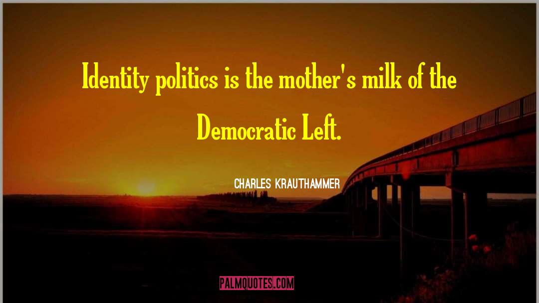 Charles Krauthammer Quotes: Identity politics is the mother's