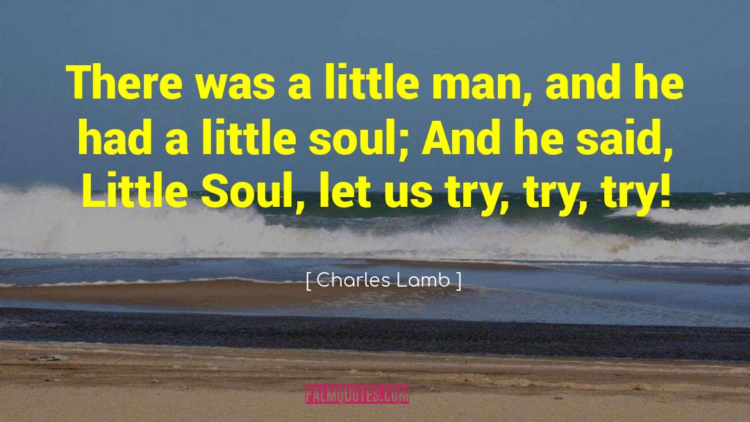 Charles Lamb Quotes: There was a little man,