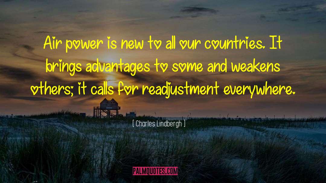 Charles Lindbergh Quotes: Air power is new to