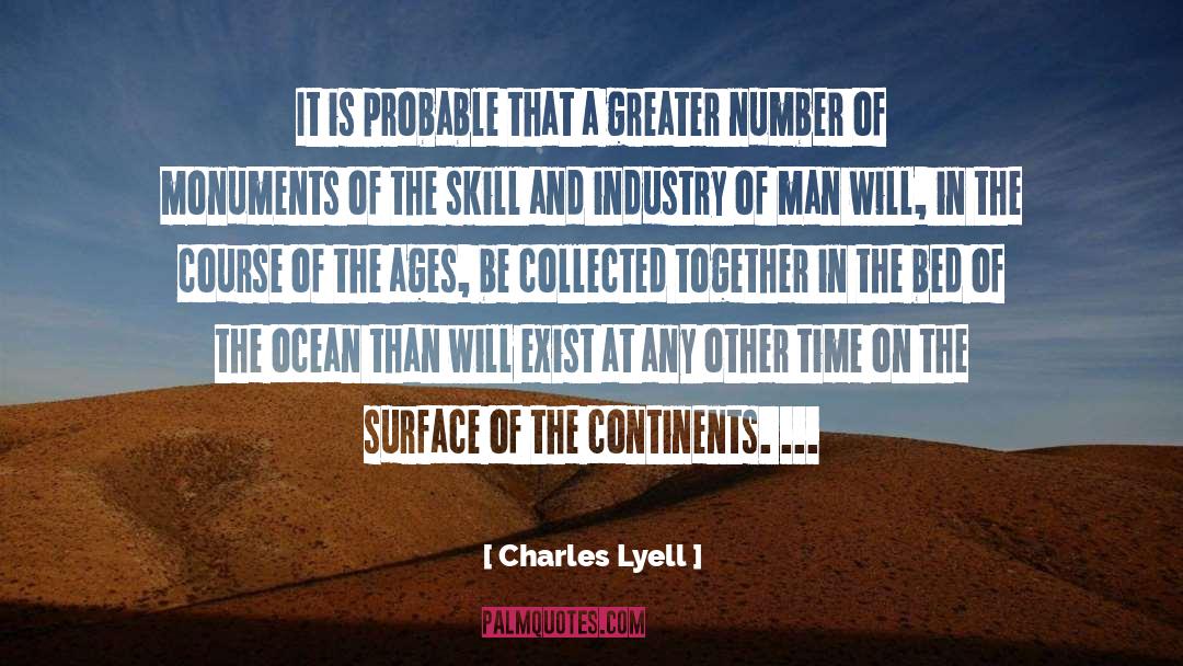 Charles Lyell Quotes: It is probable that a