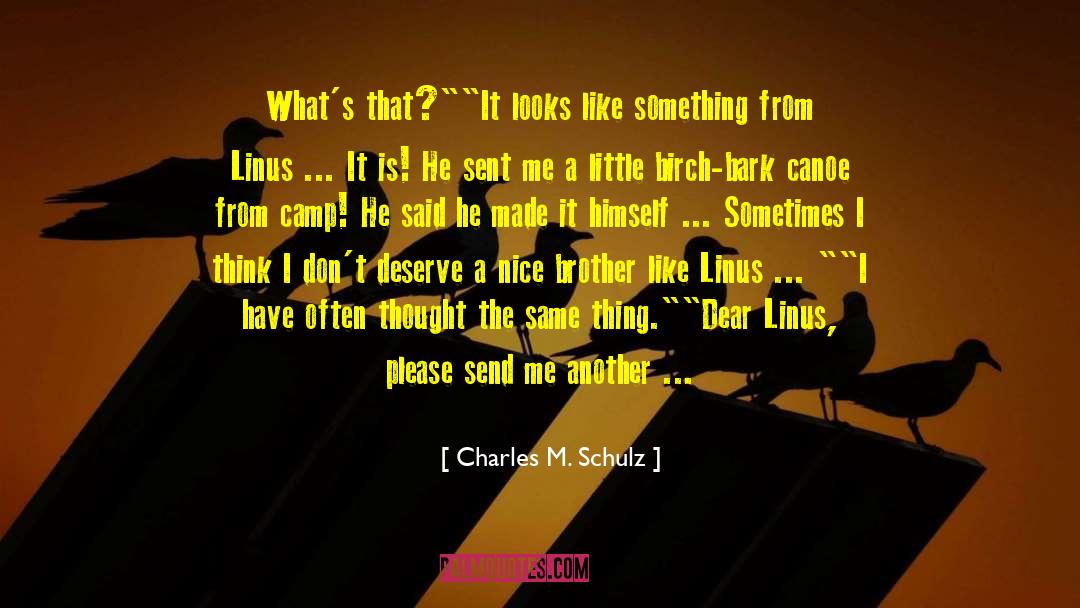Charles M. Schulz Quotes: What's that?