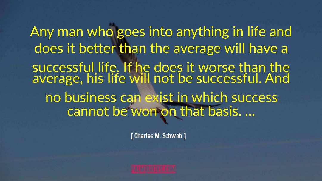 Charles M. Schwab Quotes: Any man who goes into