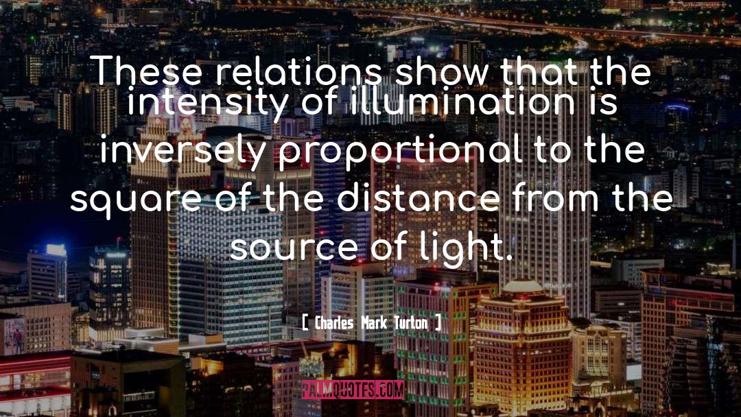 Charles Mark Turton Quotes: These relations show that the