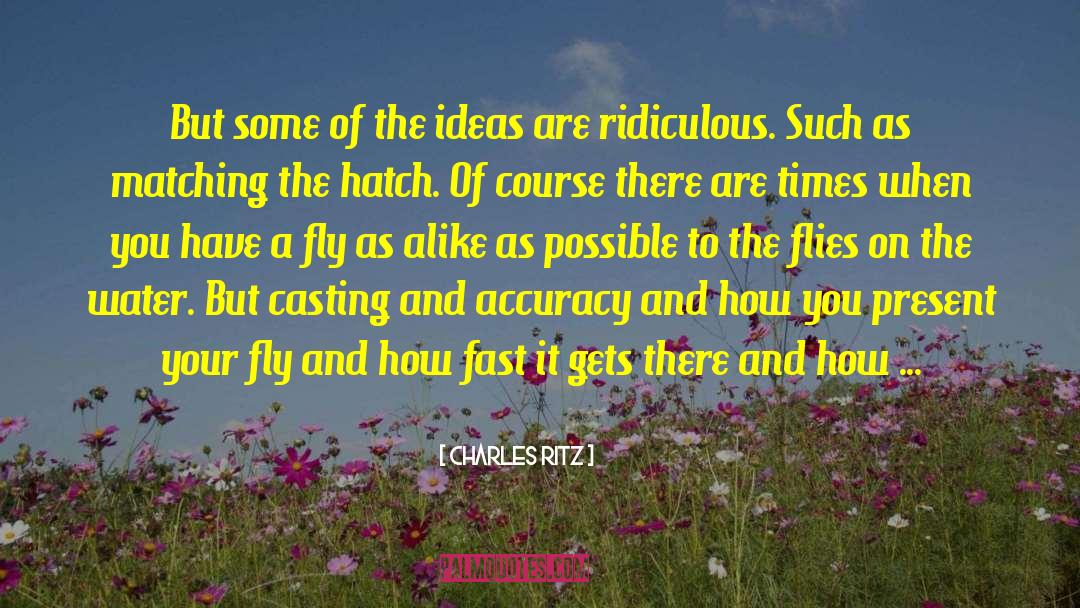 Charles Ritz Quotes: But some of the ideas