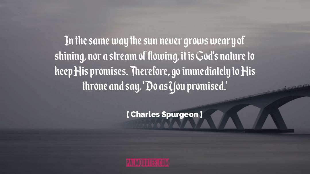 Charles Spurgeon Quotes: In the same way the