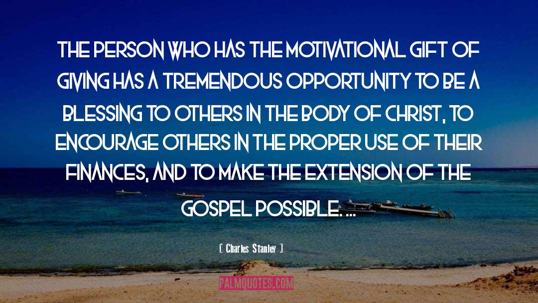 Charles Stanley Quotes: The person who has the