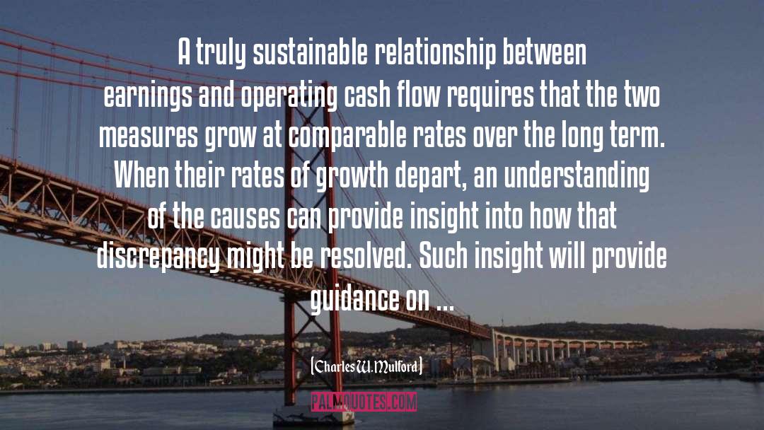 Charles W. Mulford Quotes: A truly sustainable relationship between