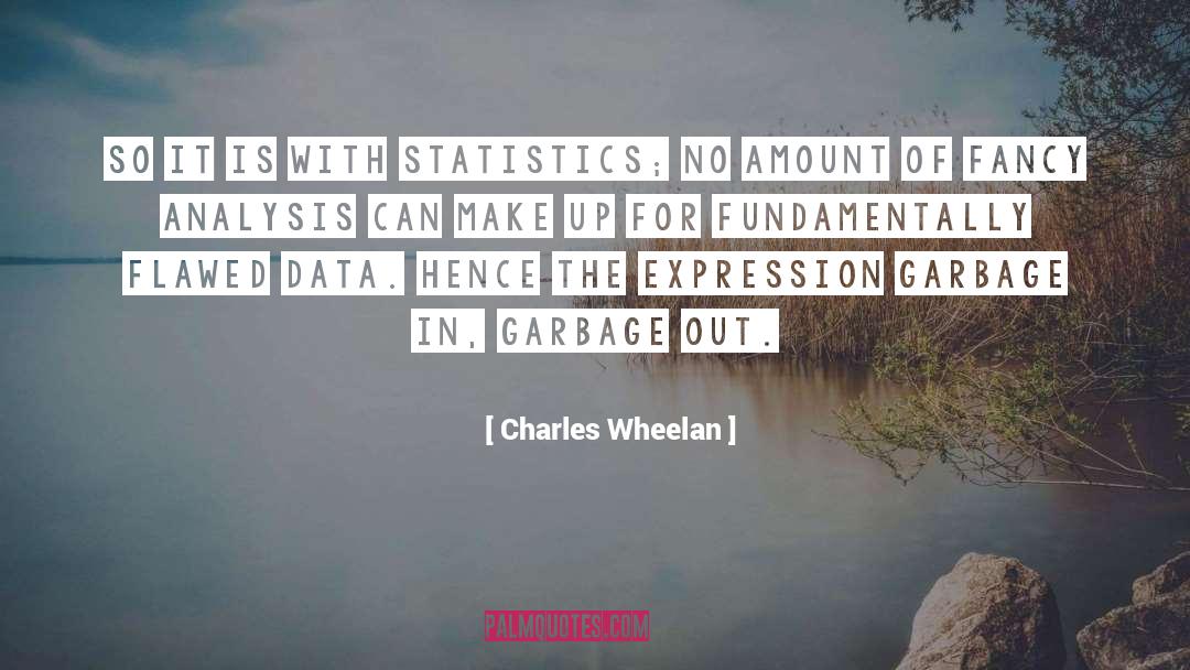 Charles Wheelan Quotes: So it is with statistics;