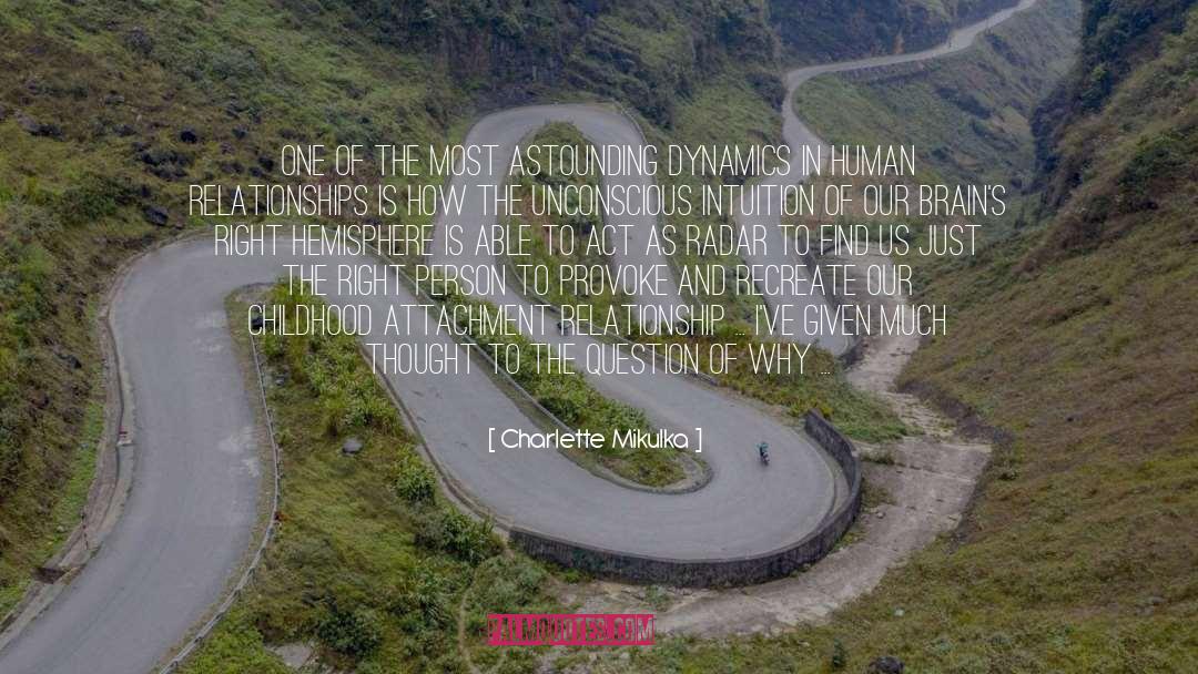 Charlette Mikulka Quotes: One of the most astounding