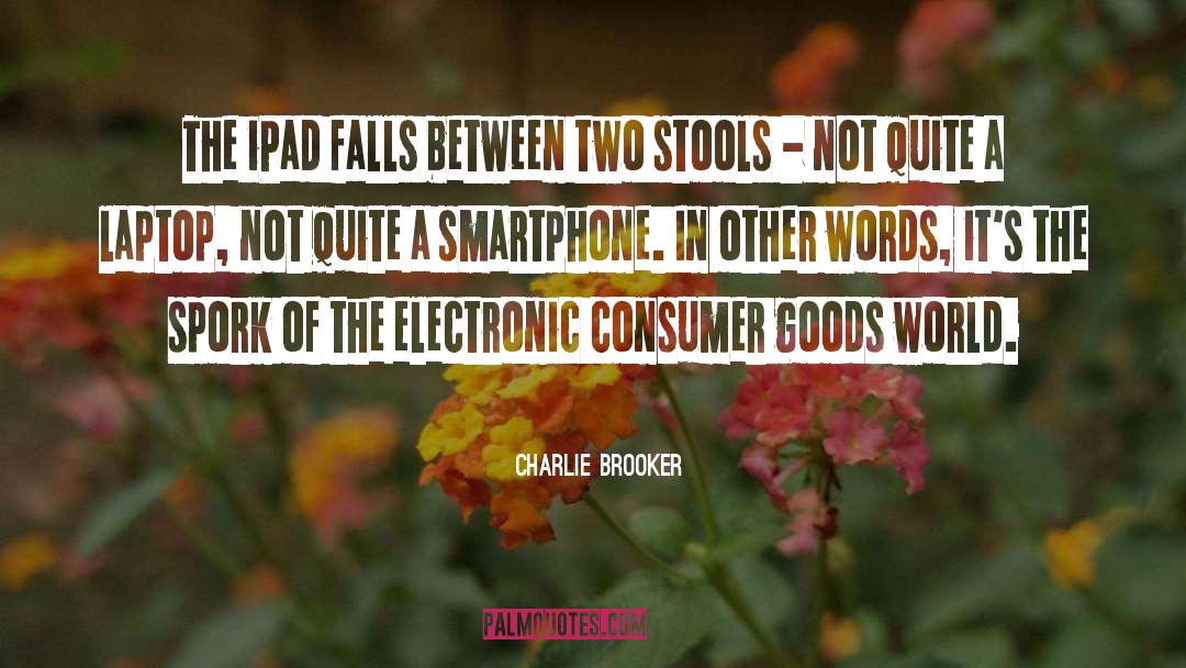 Charlie Brooker Quotes: The iPad falls between two