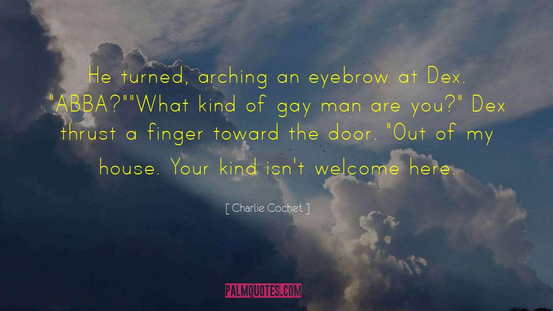 Charlie Cochet Quotes: He turned, arching an eyebrow