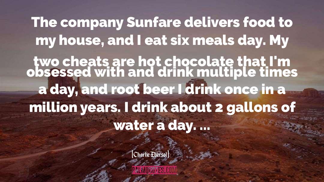 Charlie Ebersol Quotes: The company Sunfare delivers food