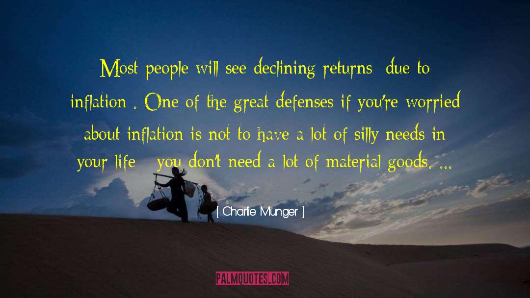 Charlie Munger Quotes: Most people will see declining