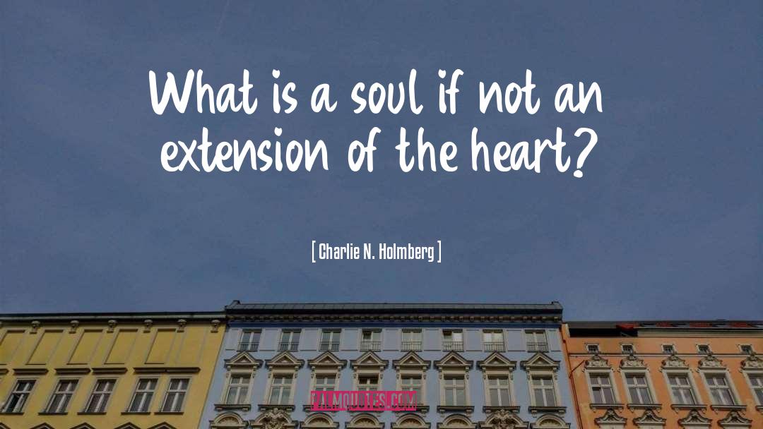 Charlie N. Holmberg Quotes: What is a soul if