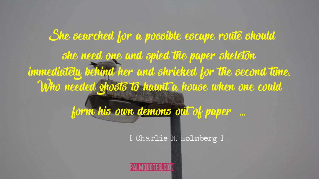 Charlie N. Holmberg Quotes: She searched for a possible