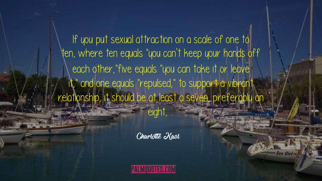 Charlotte Kasl Quotes: If you put sexual attraction