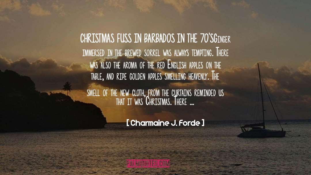 Charmaine J. Forde Quotes: CHRISTMAS FUSS IN BARBADOS IN