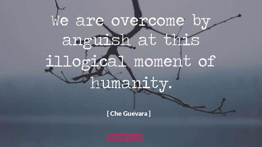 Che Guevara Quotes: We are overcome by anguish