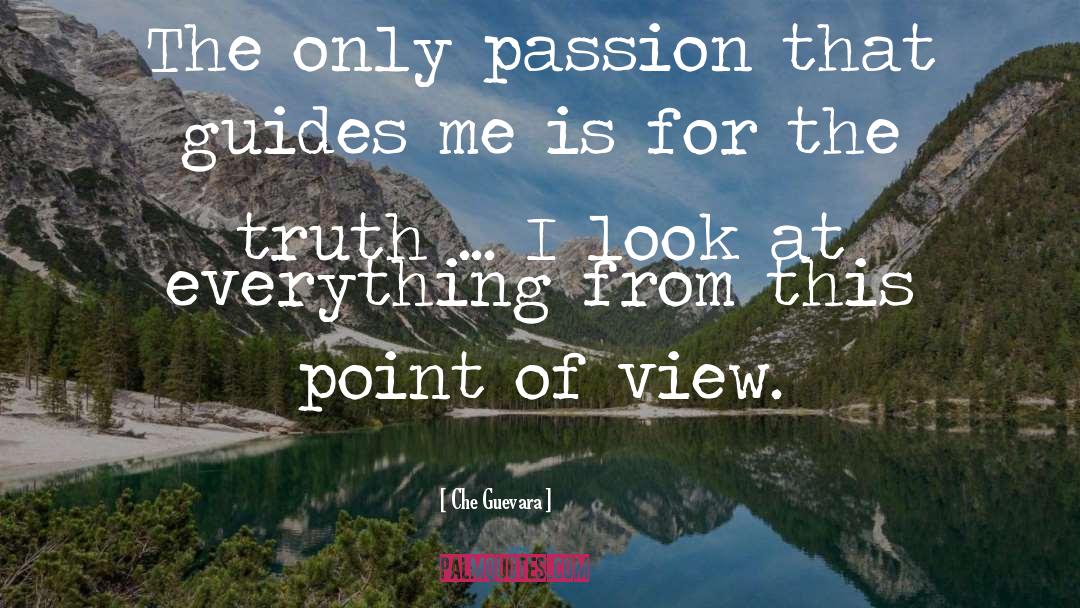 Che Guevara Quotes: The only passion that guides