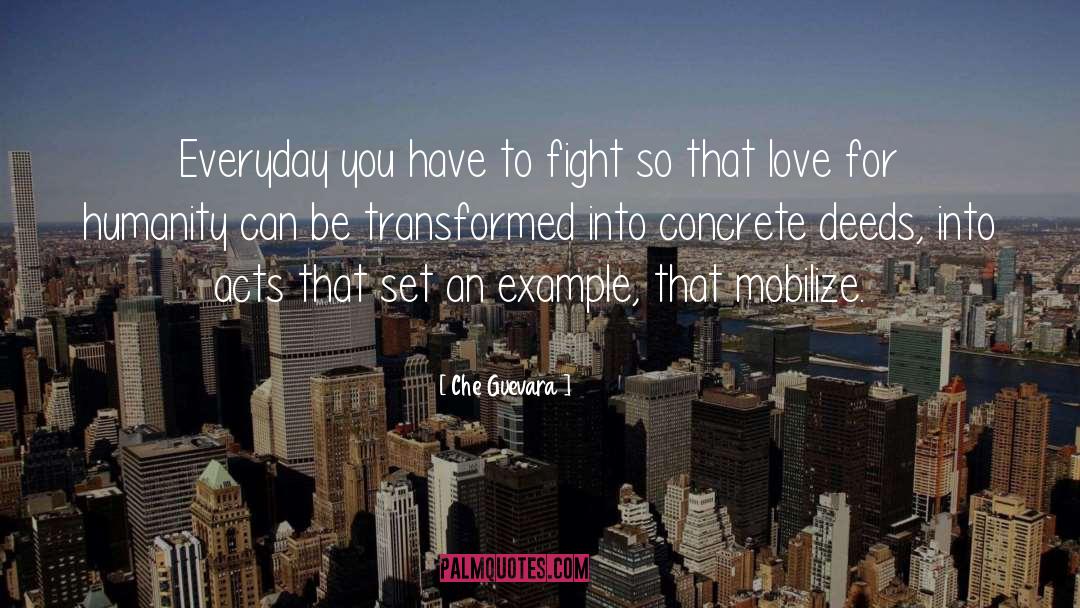 Che Guevara Quotes: Everyday you have to fight