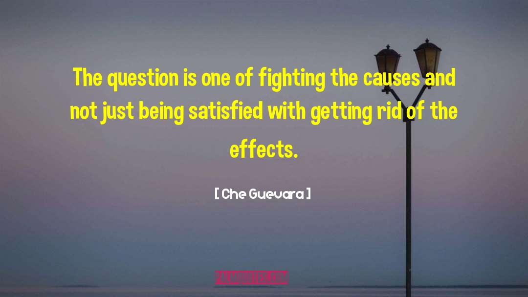 Che Guevara Quotes: The question is one of