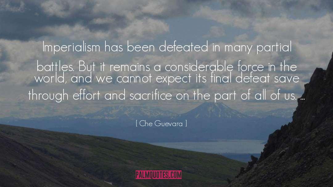 Che Guevara Quotes: Imperialism has been defeated in