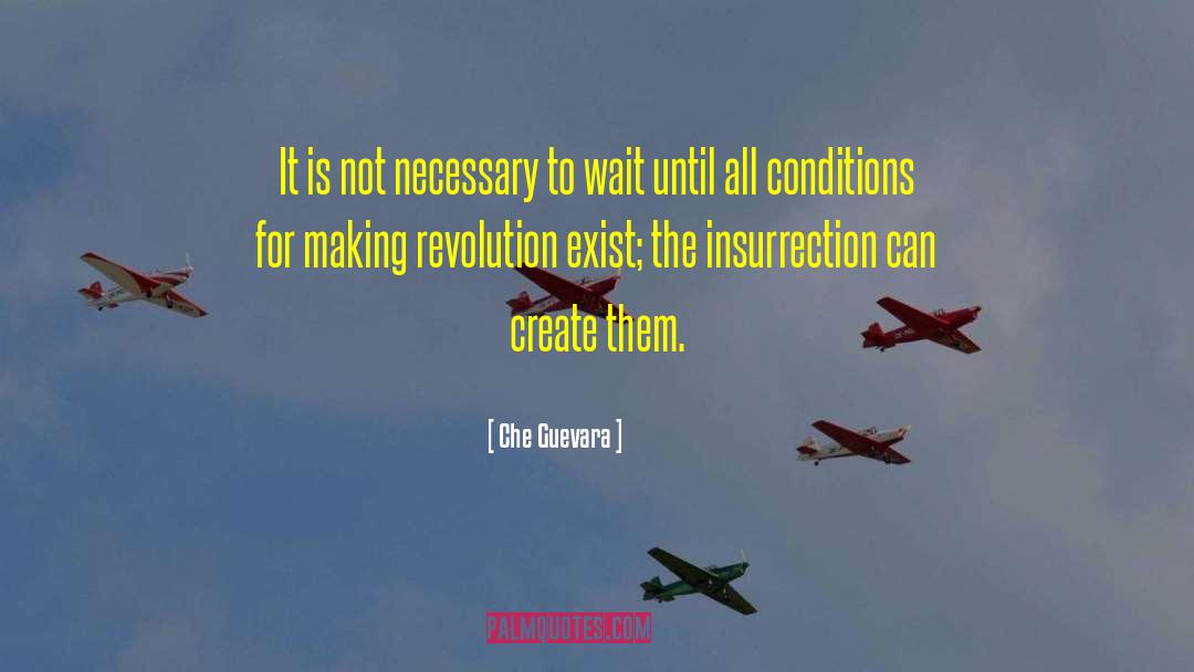 Che Guevara Quotes: It is not necessary to